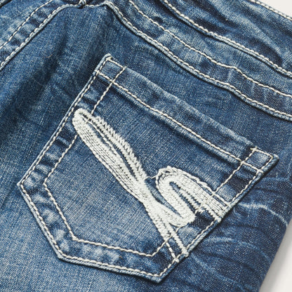 Stetson 816 Fit Jeans With White "S" Back Pocket