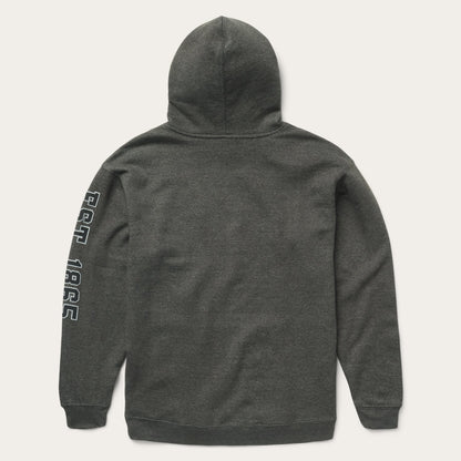 Stetson Charcoal Heather Fleece Hooded Sweatshirt
