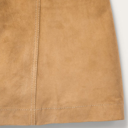 Stetson Lamb Suede Gored Skirt