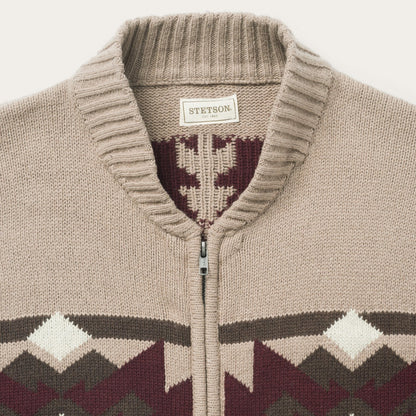 Stetson Brown Aztec Cardigan