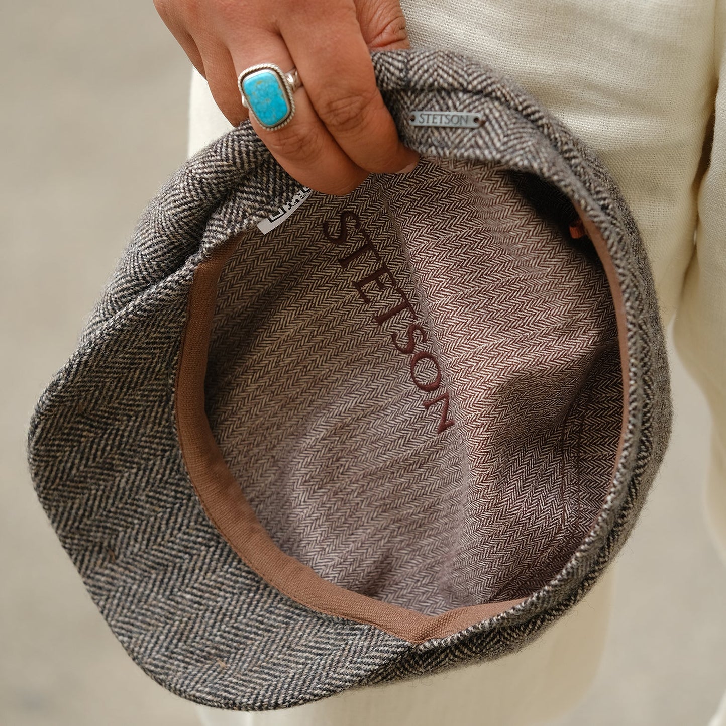 Stetson Wool Herringbone Hatteras
