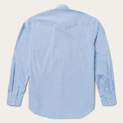 Stetson Blue End On End Solid Shirt