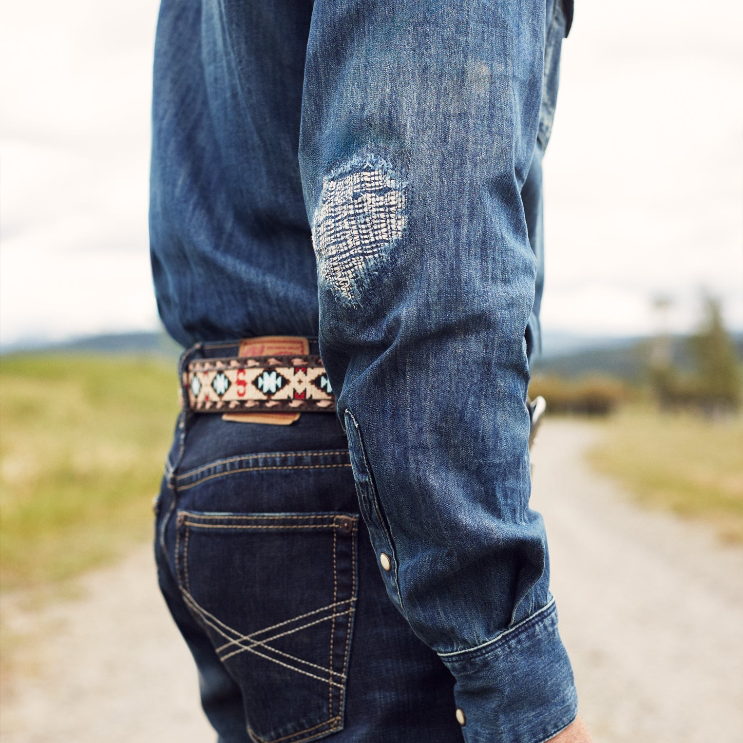 Stetson Medium Blue Denim Shirt