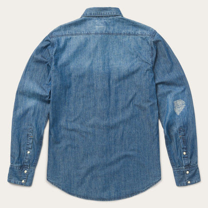 Stetson Medium Blue Denim Shirt