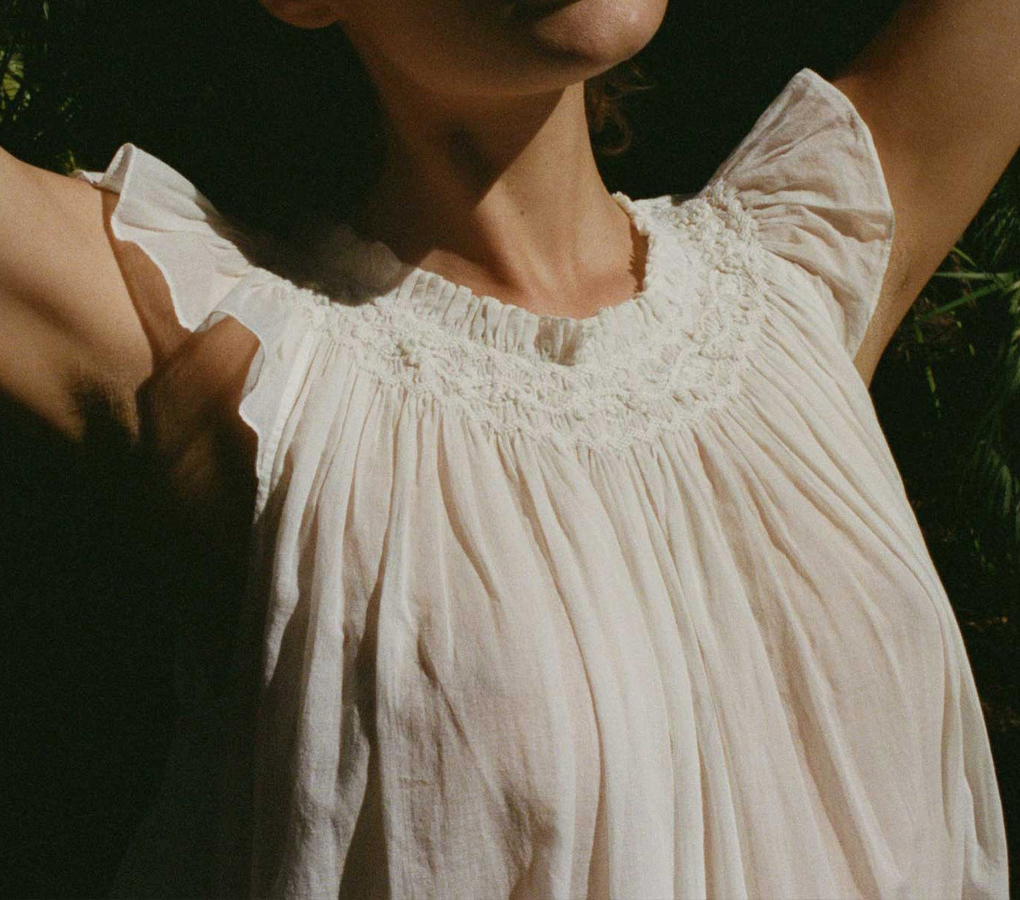 DÔEN Women Lovisa Nightgown - Salt