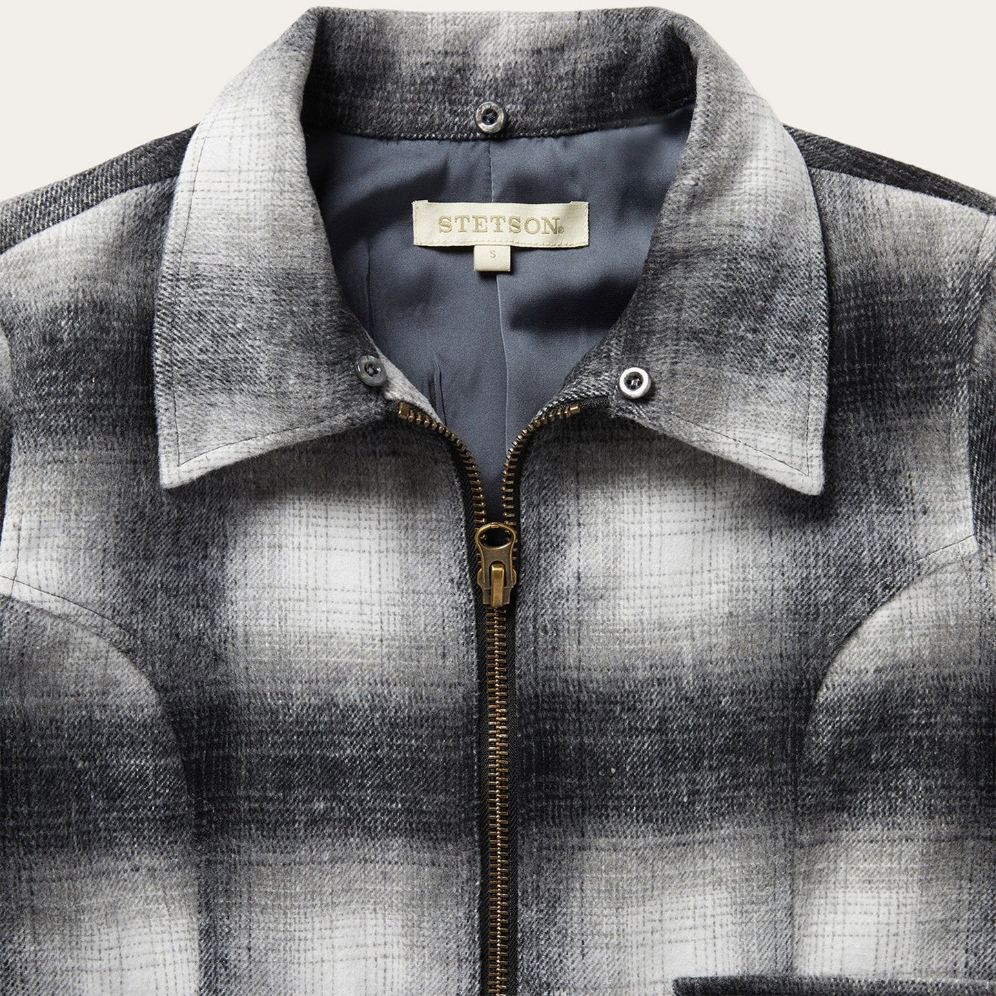 Stetson Plaid Cropped Jacket