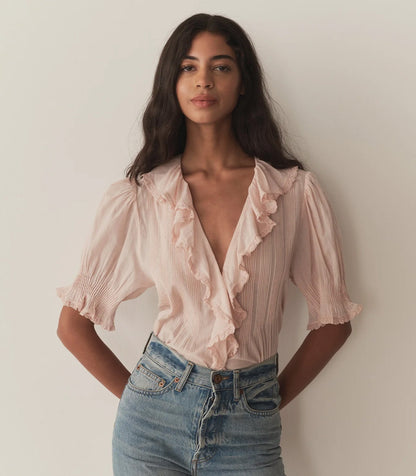 DÔEN Women Henri Top - Blush