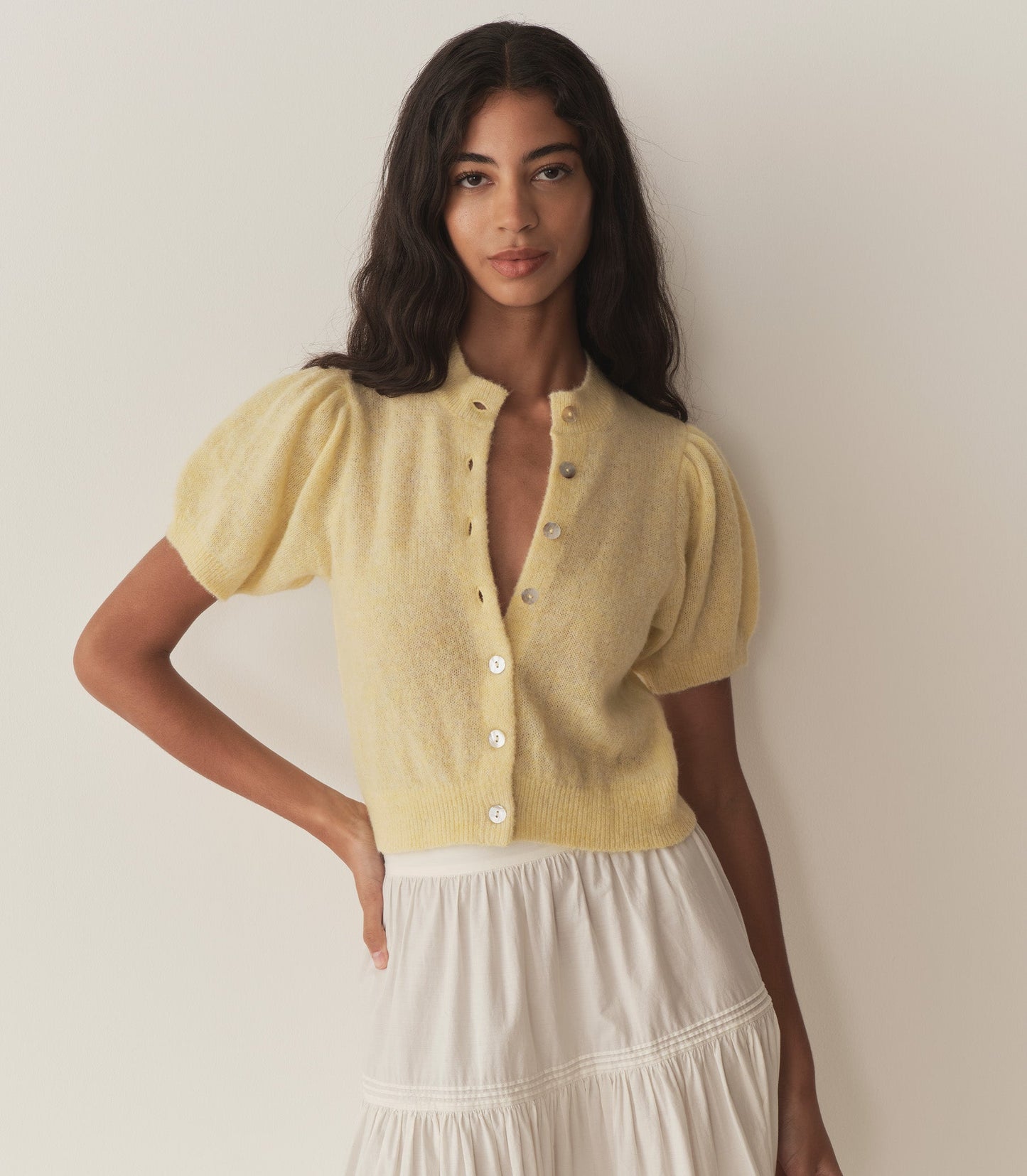 DÔEN Women Anisa Cardigan - Dandelion