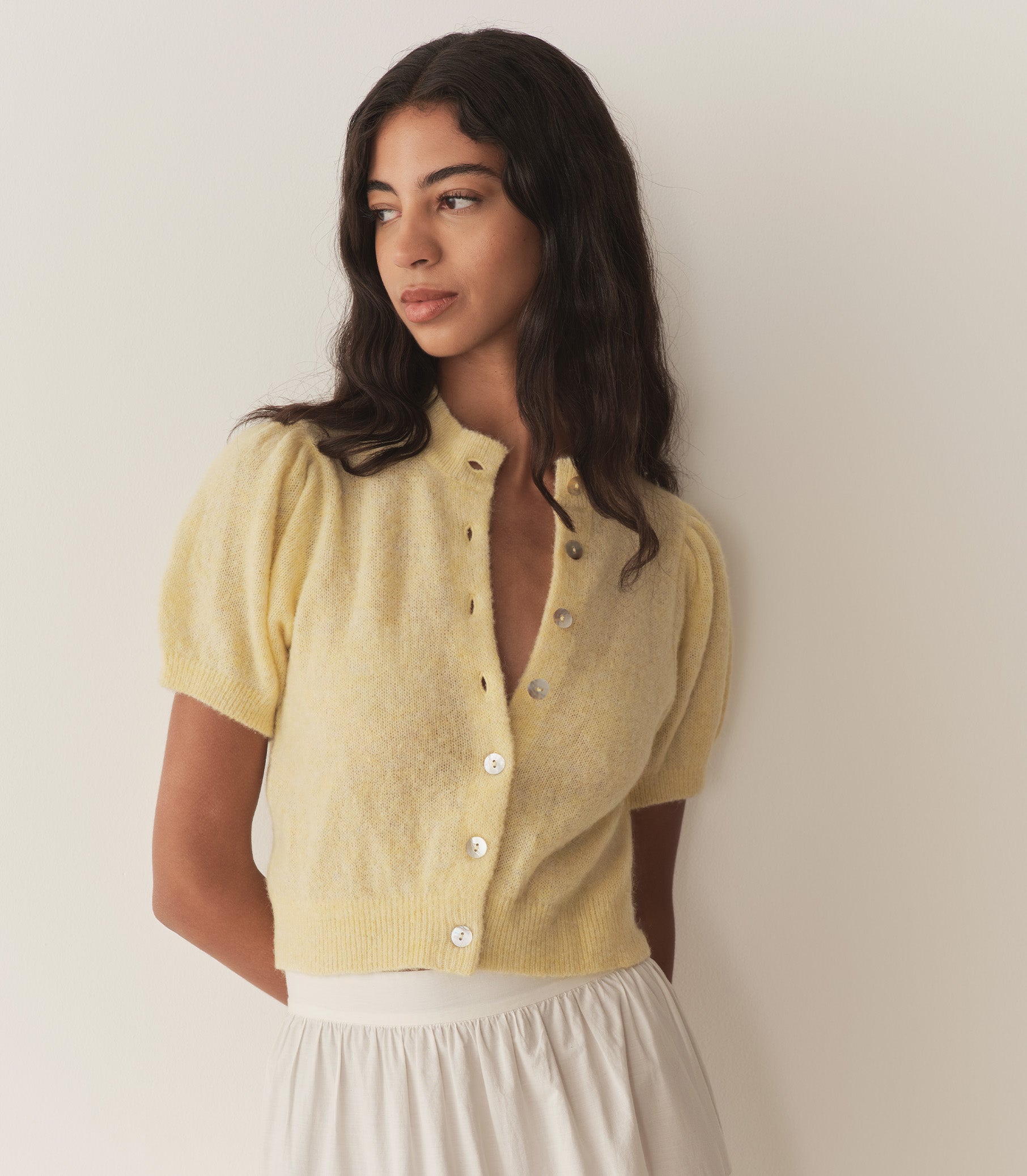 DÔEN Women Anisa Cardigan - Dandelion