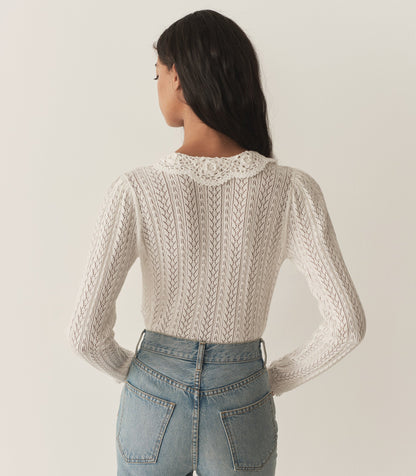 DÔEN Women Martina Cardigan - Pale Lily