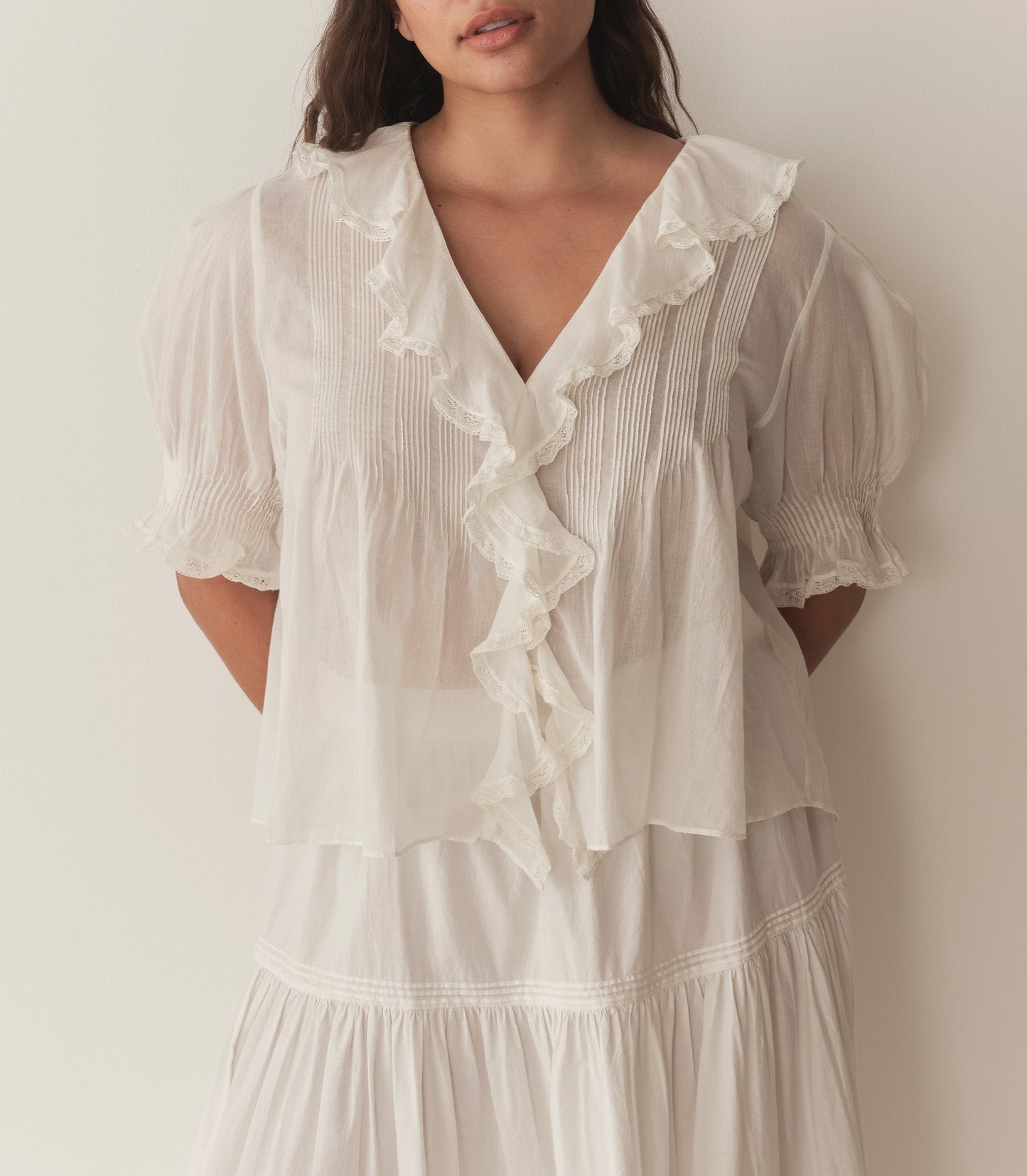 DÔEN Women Henri Top - Salt