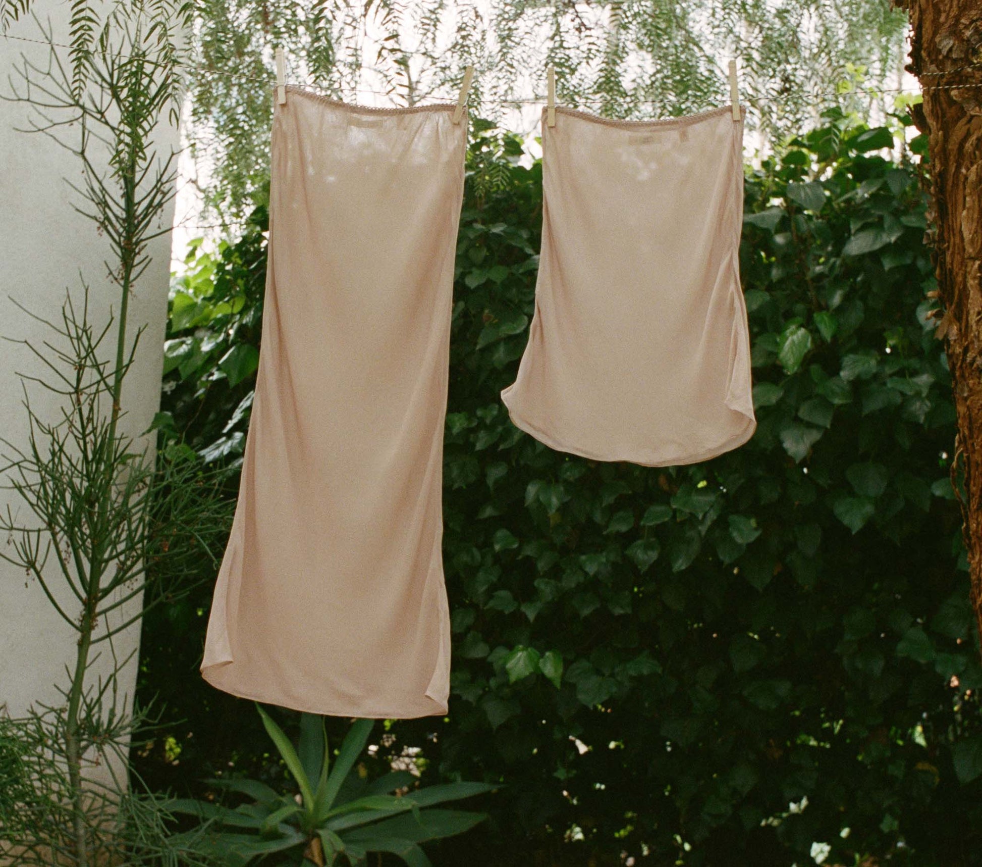 DÔEN Women Mini Skirt Slip - Conch