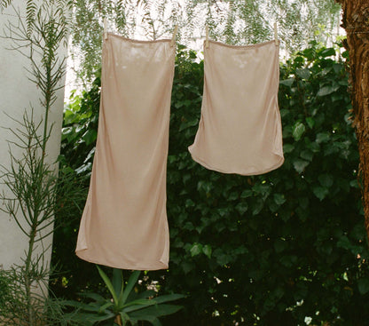 DÔEN Women Mini Skirt Slip - Conch