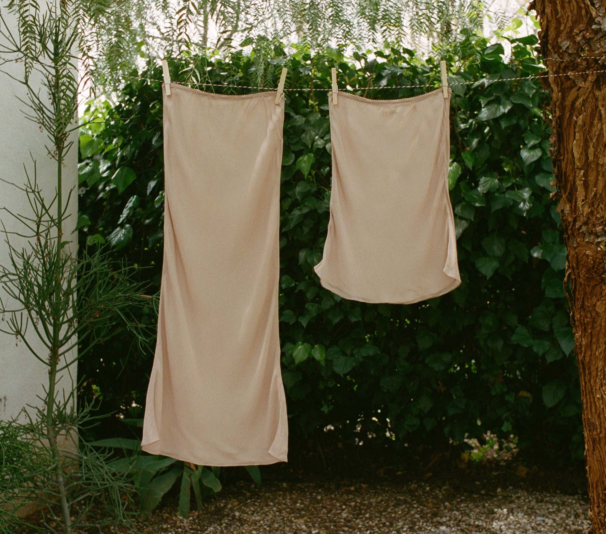 DÔEN Women Long Skirt Slip - Conch
