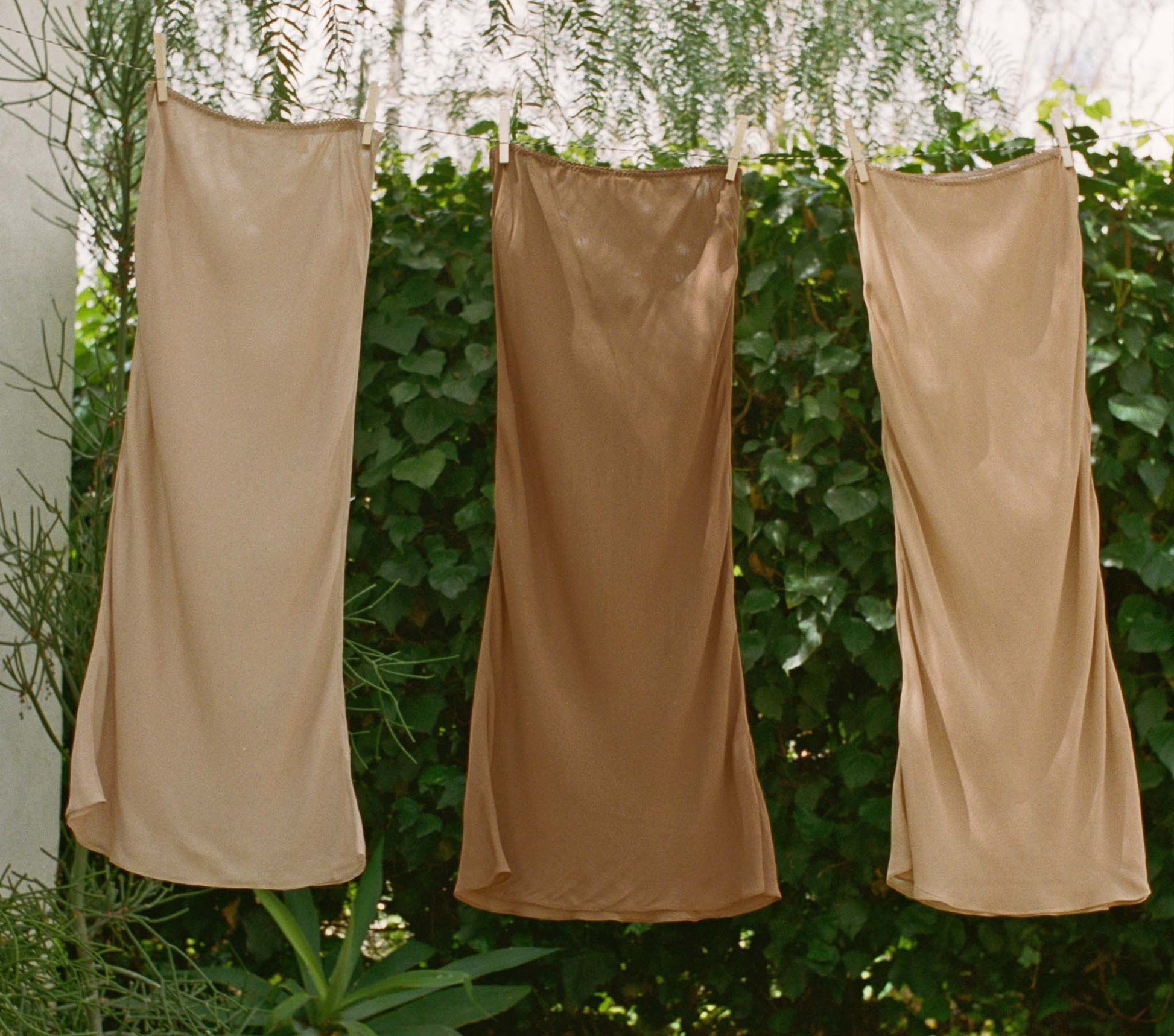 DÔEN Women Long Skirt Slip - Carob