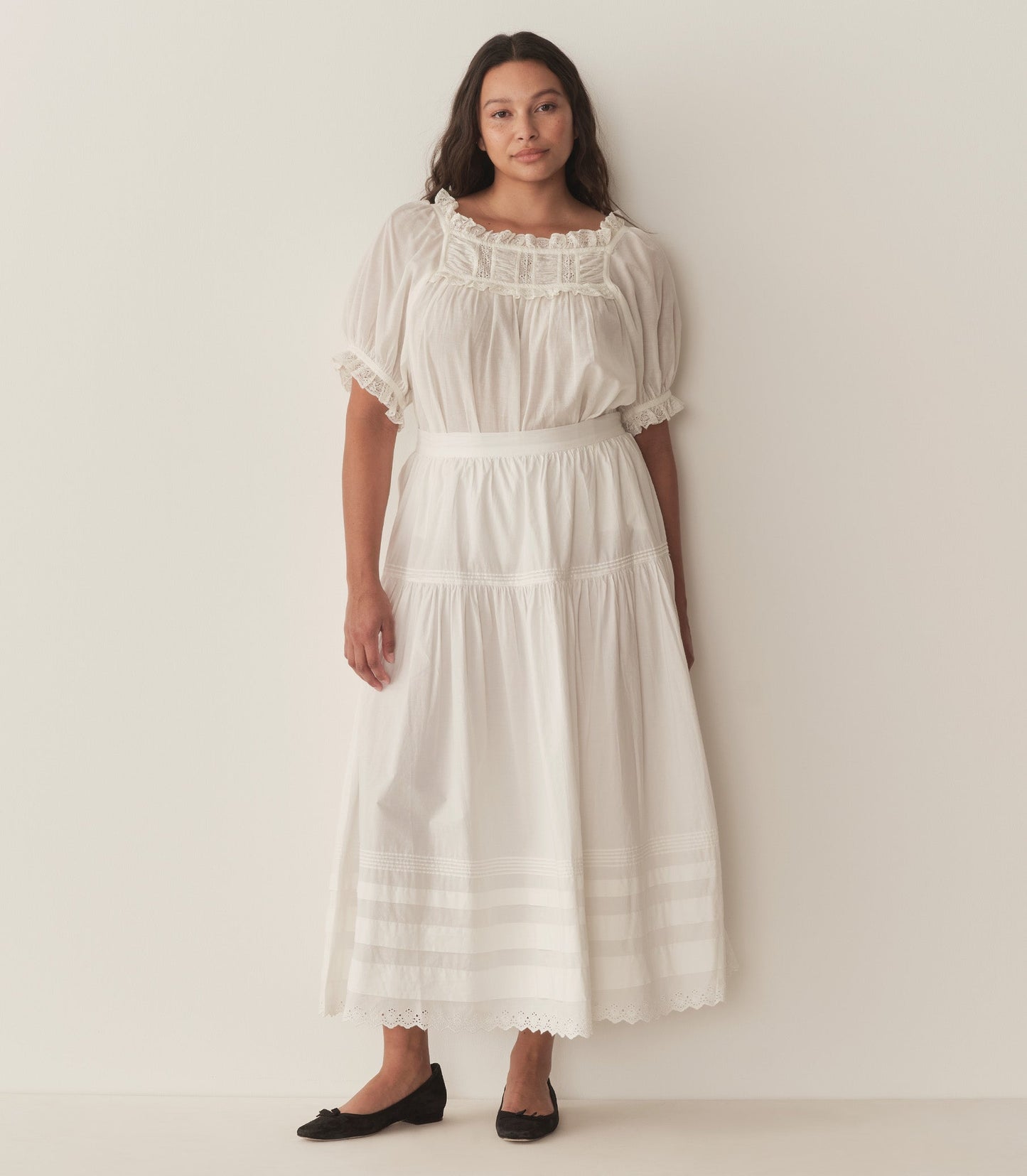 DÔEN Women Frances Top - Salt Lace