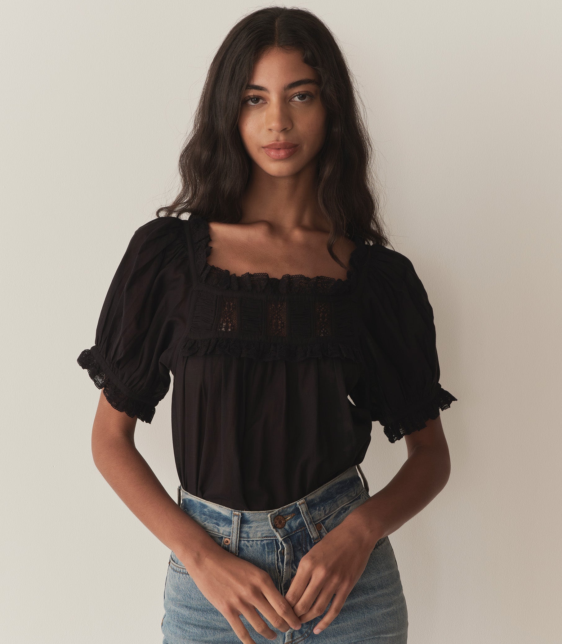 DÔEN Women Frances Top - Black