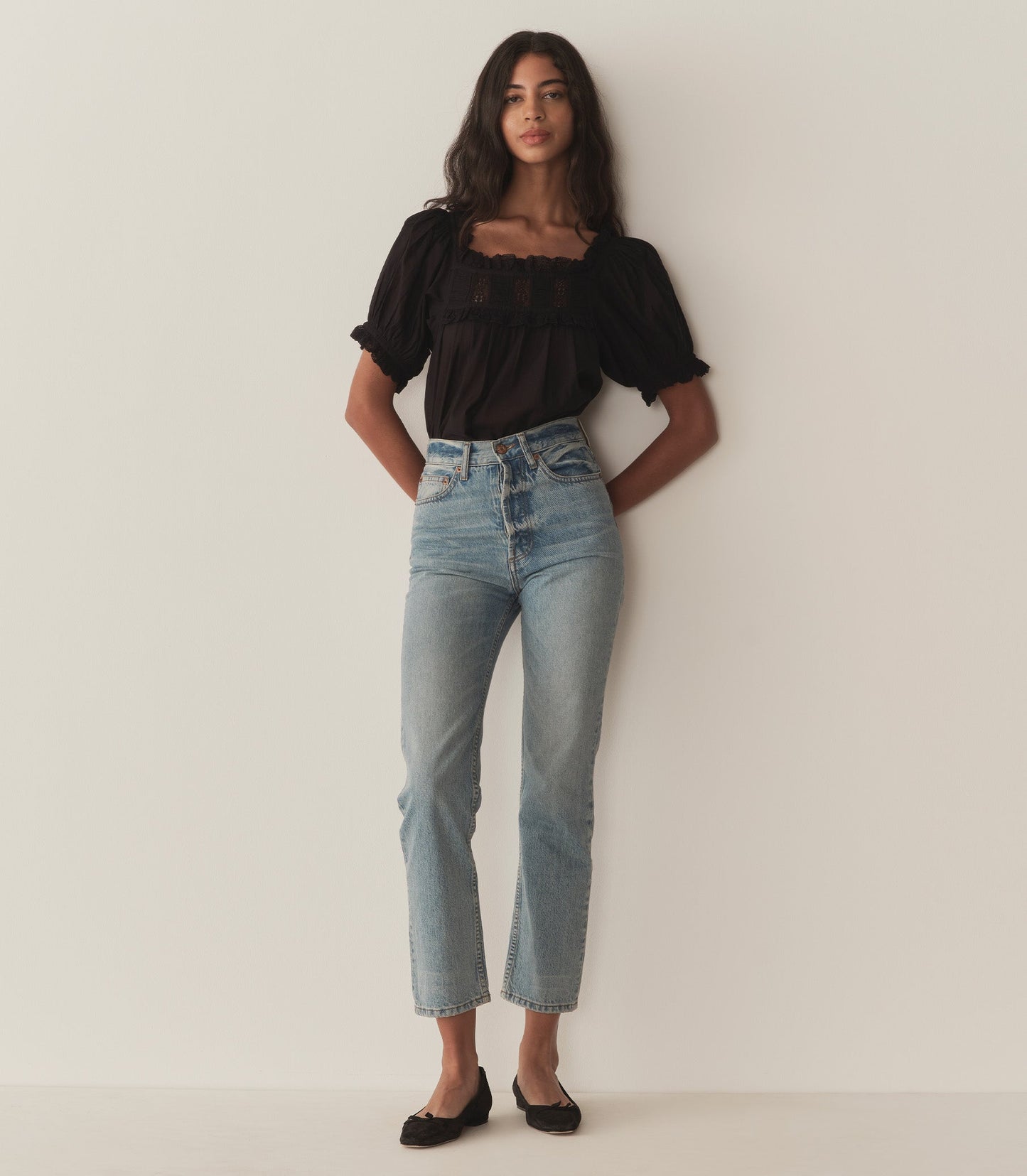 DÔEN Women Frances Top - Black