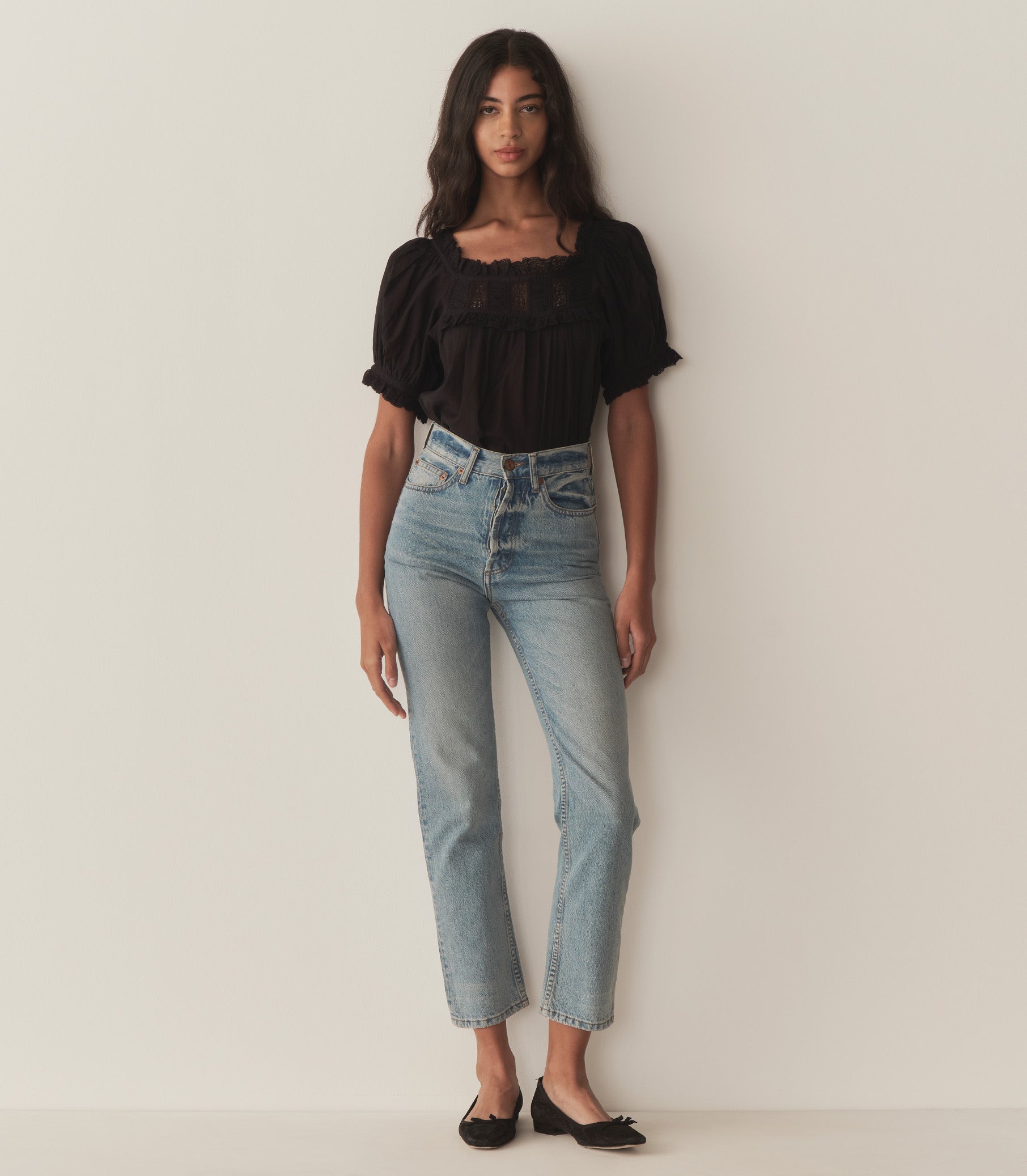 DÔEN Women Frances Top - Black
