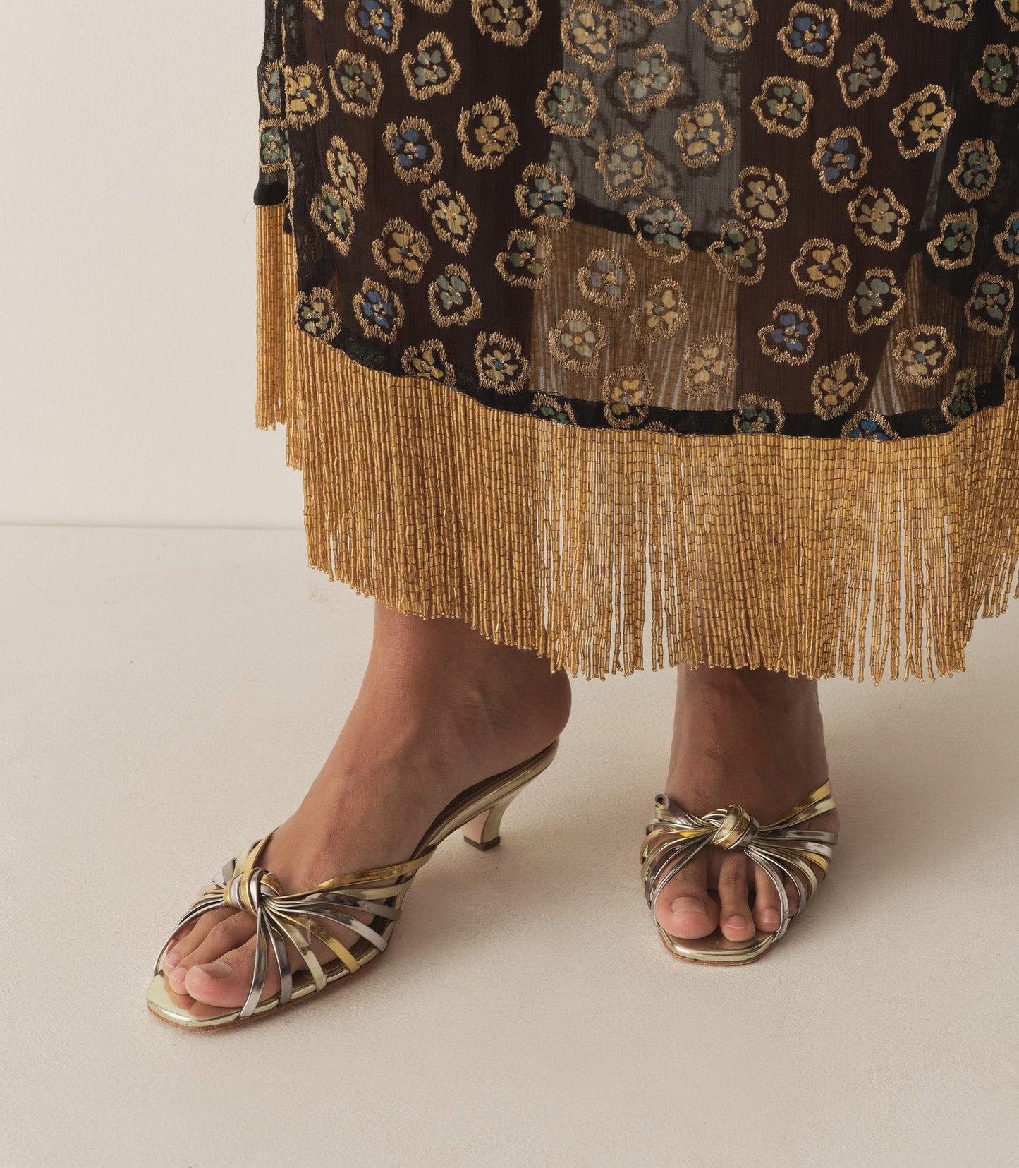 DÔEN Women Gio Sandal - Mixed Metallic Leather