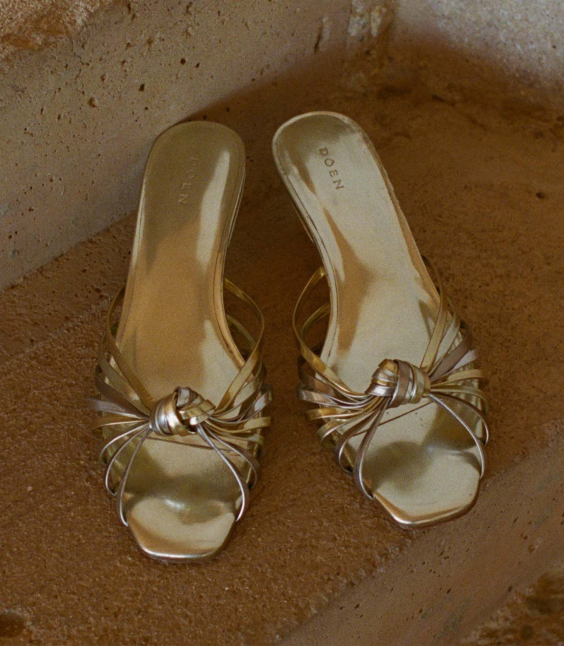 DÔEN Women Gio Sandal - Mixed Metallic Leather