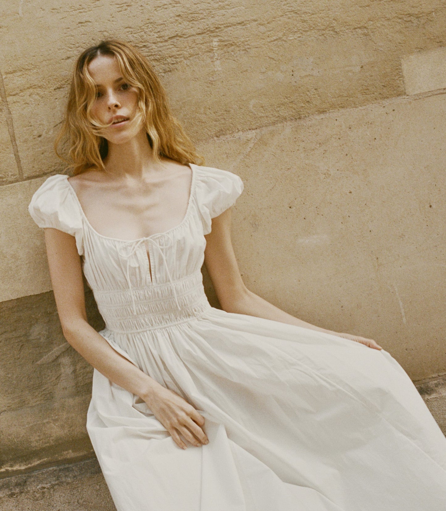 DÔEN Women Quinn Dress - Salt