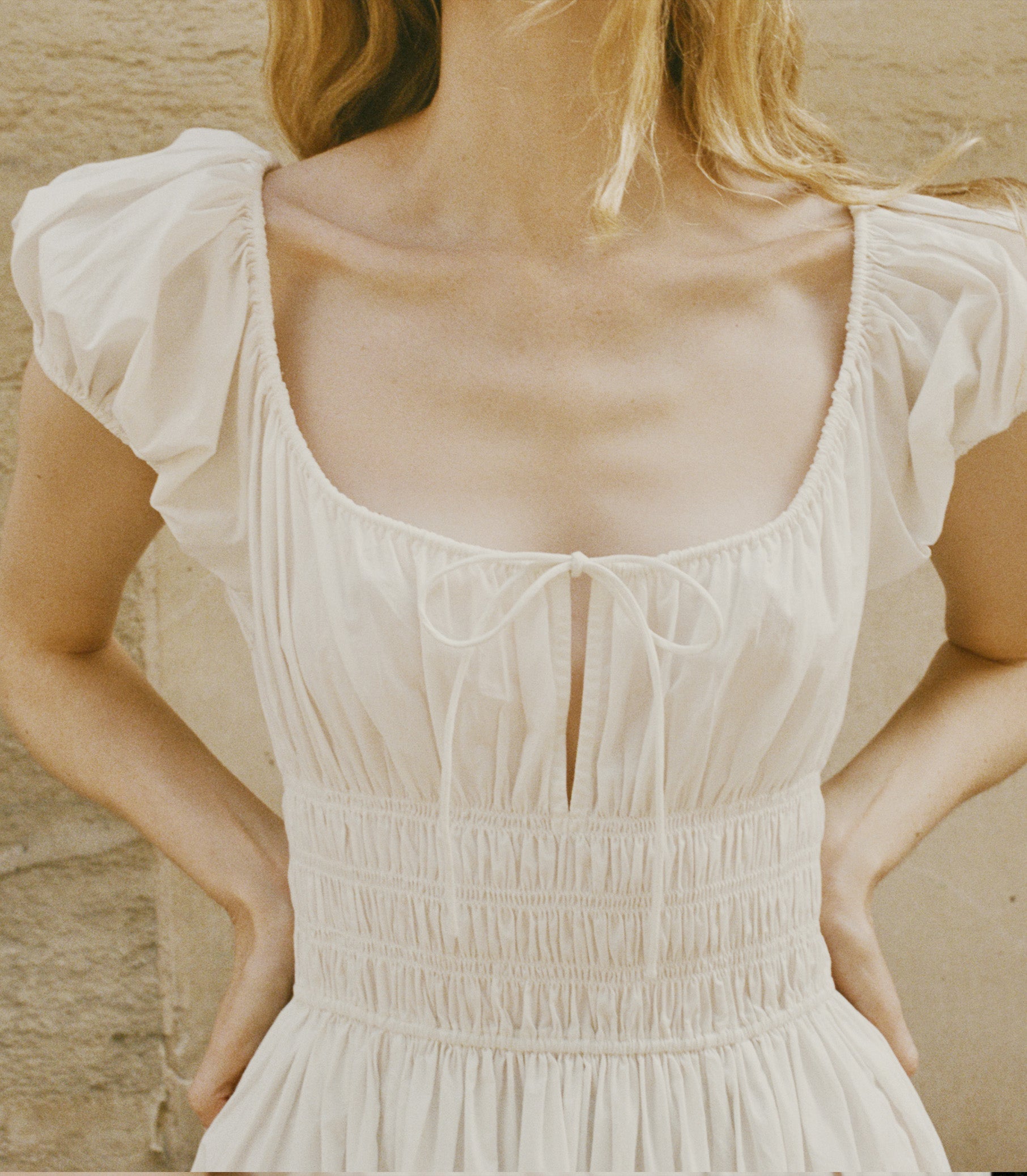DÔEN Women Quinn Dress - Salt