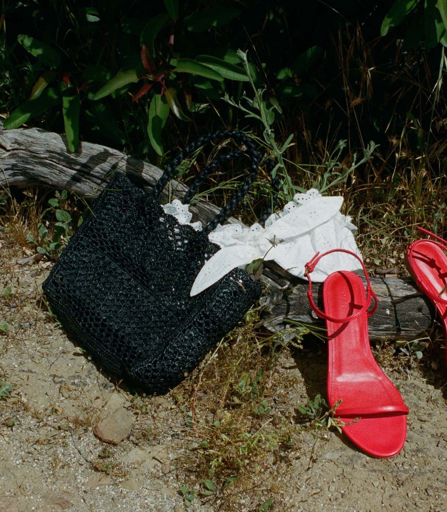 DÔEN Women Orla Bag - Black Raffia