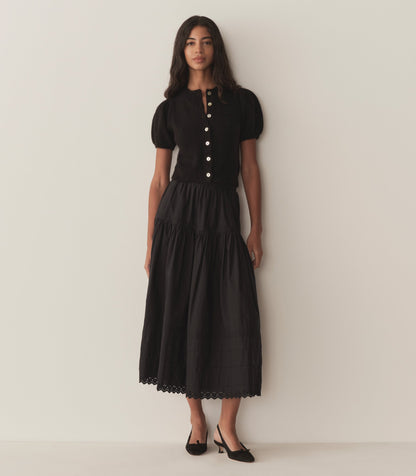 DÔEN Women Anisa Cardigan - Black