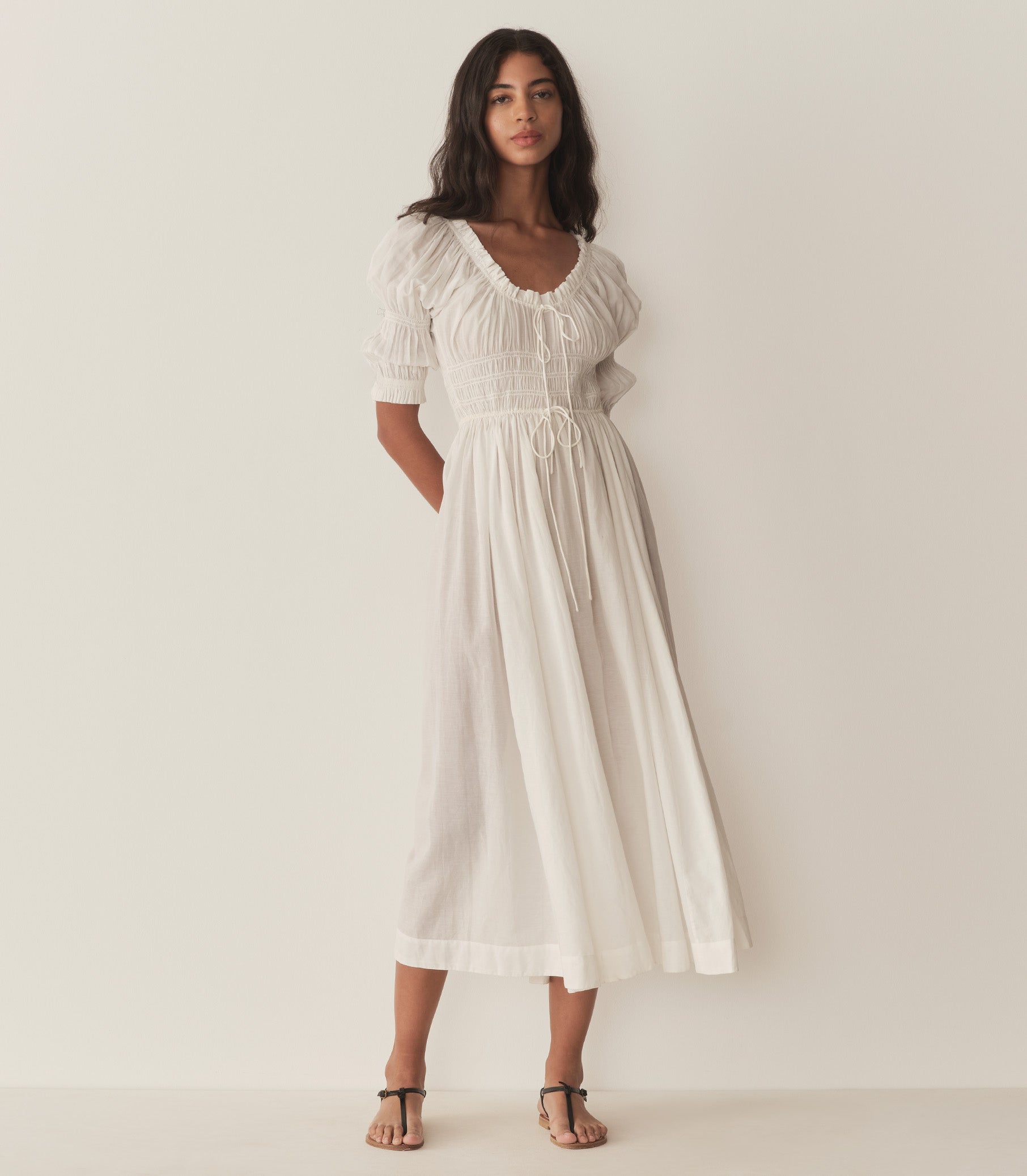 DÔEN Women Ischia Dress - Salt
