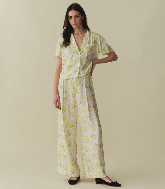 DÔEN Women Lani Pant - Salt May Bell Floral