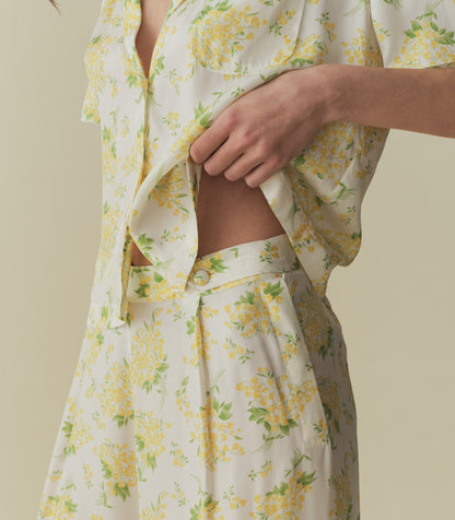 DÔEN Women Lani Pant - Salt May Bell Floral