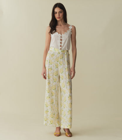DÔEN Women Lani Pant - Salt May Bell Floral