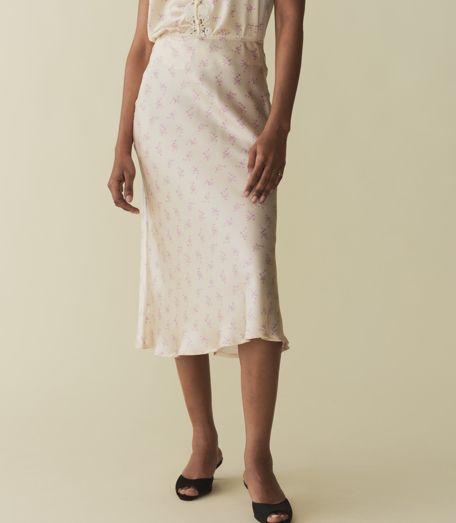 DÔEN Women Elowen Skirt - Rose Hillside Heather