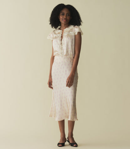 DÔEN Women Elowen Skirt - Rose Hillside Heather