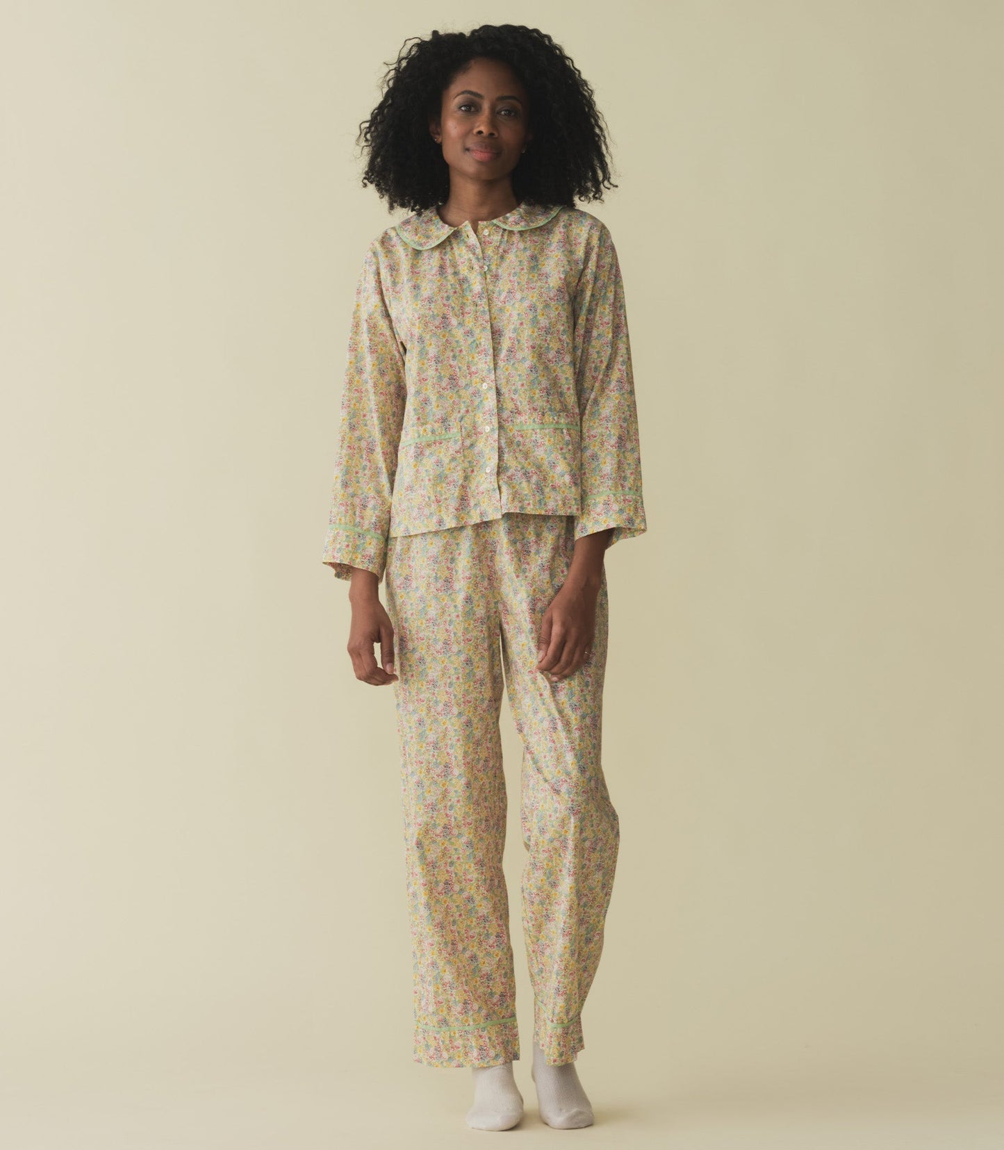 DÔEN Women Paz Pajama - Chrysanthemum Sky Floral