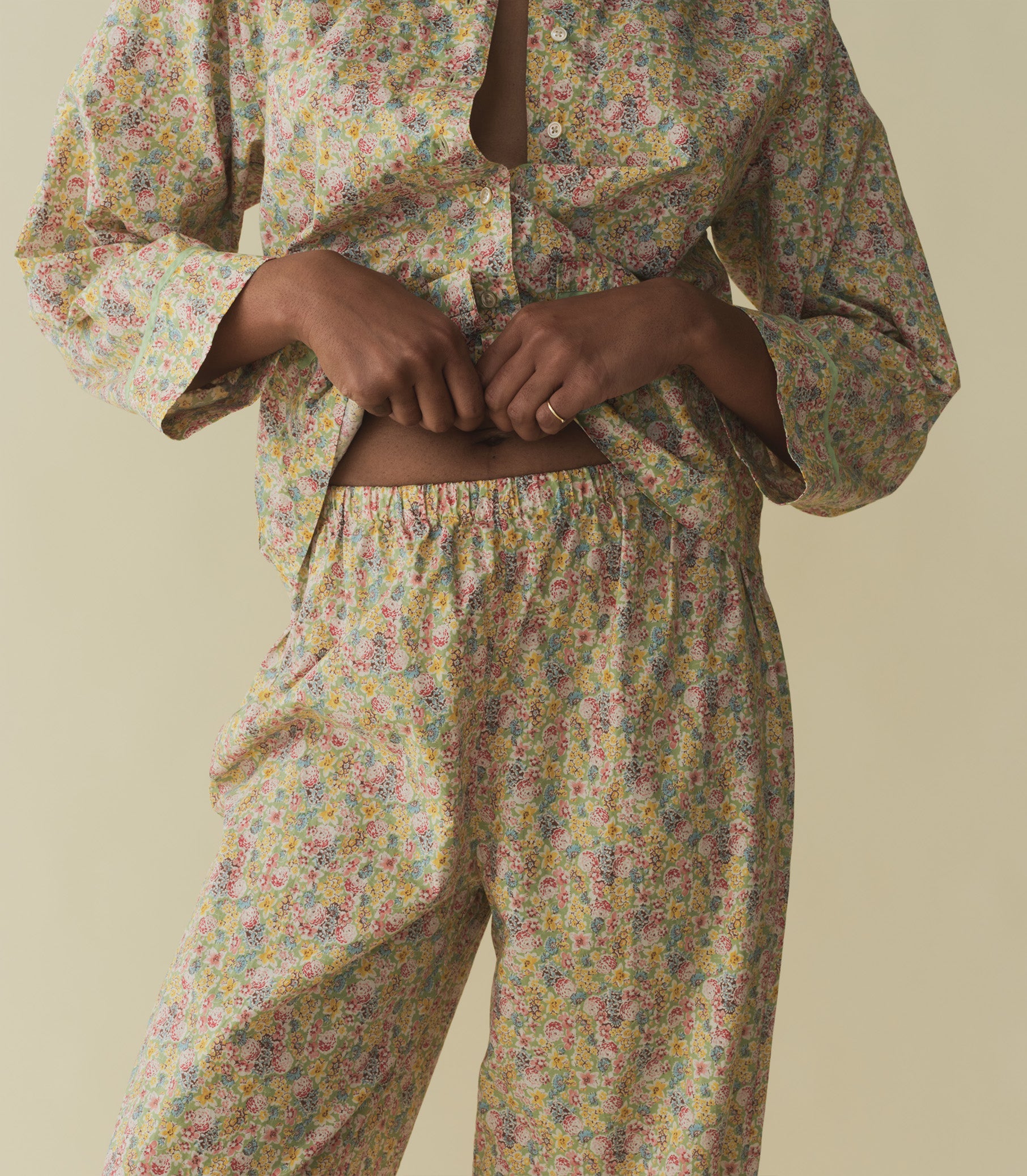 DÔEN Women Paz Pajama - Chrysanthemum Sky Floral