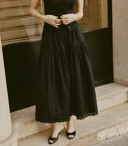 DÔEN Women Sebastiane Skirt - Black