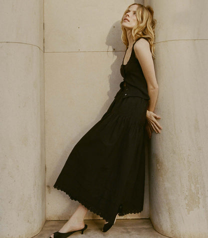 DÔEN Women Sebastiane Skirt - Black