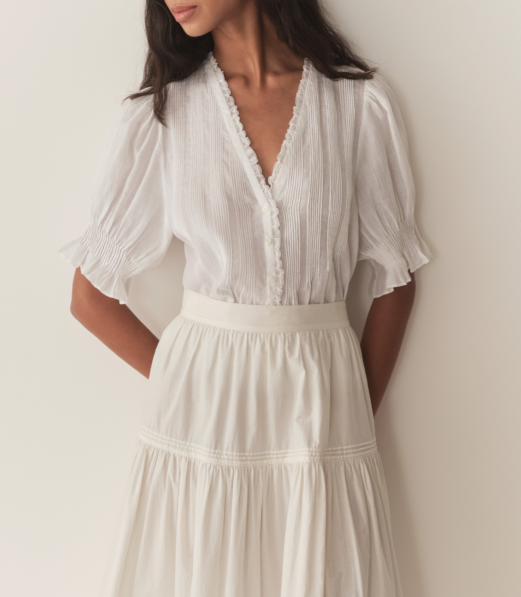 DÔEN Women Karlie Top - Salt