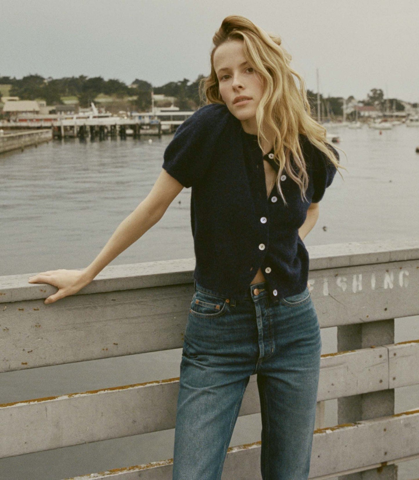 DÔEN Women Anisa Cardigan - Navy