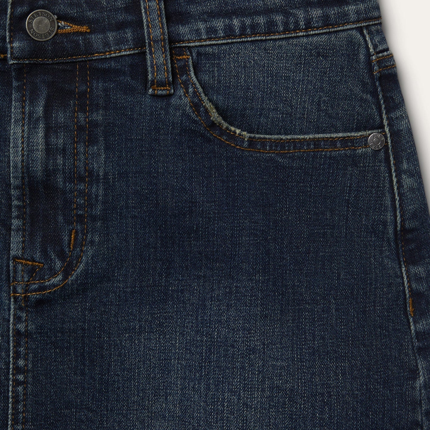 Stetson Stretch Denim 5-Pocket Skirt