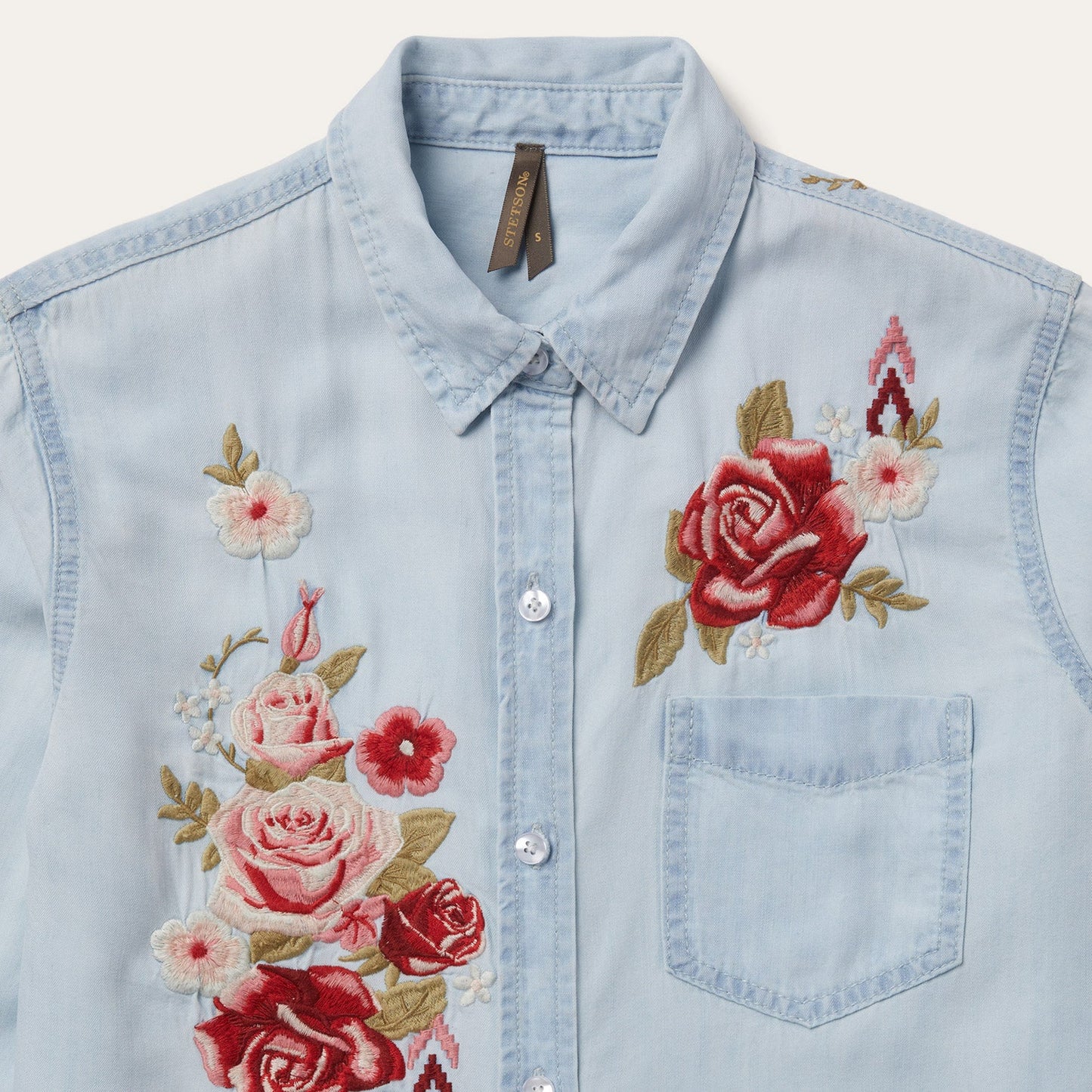 Stetson Long-Sleeved Embroidered Shirt