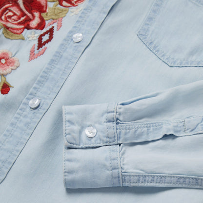 Stetson Long-Sleeved Embroidered Shirt