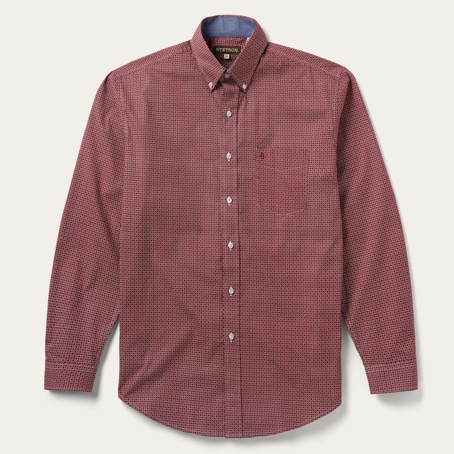 Stetson Micro Print Button-Front Shirt