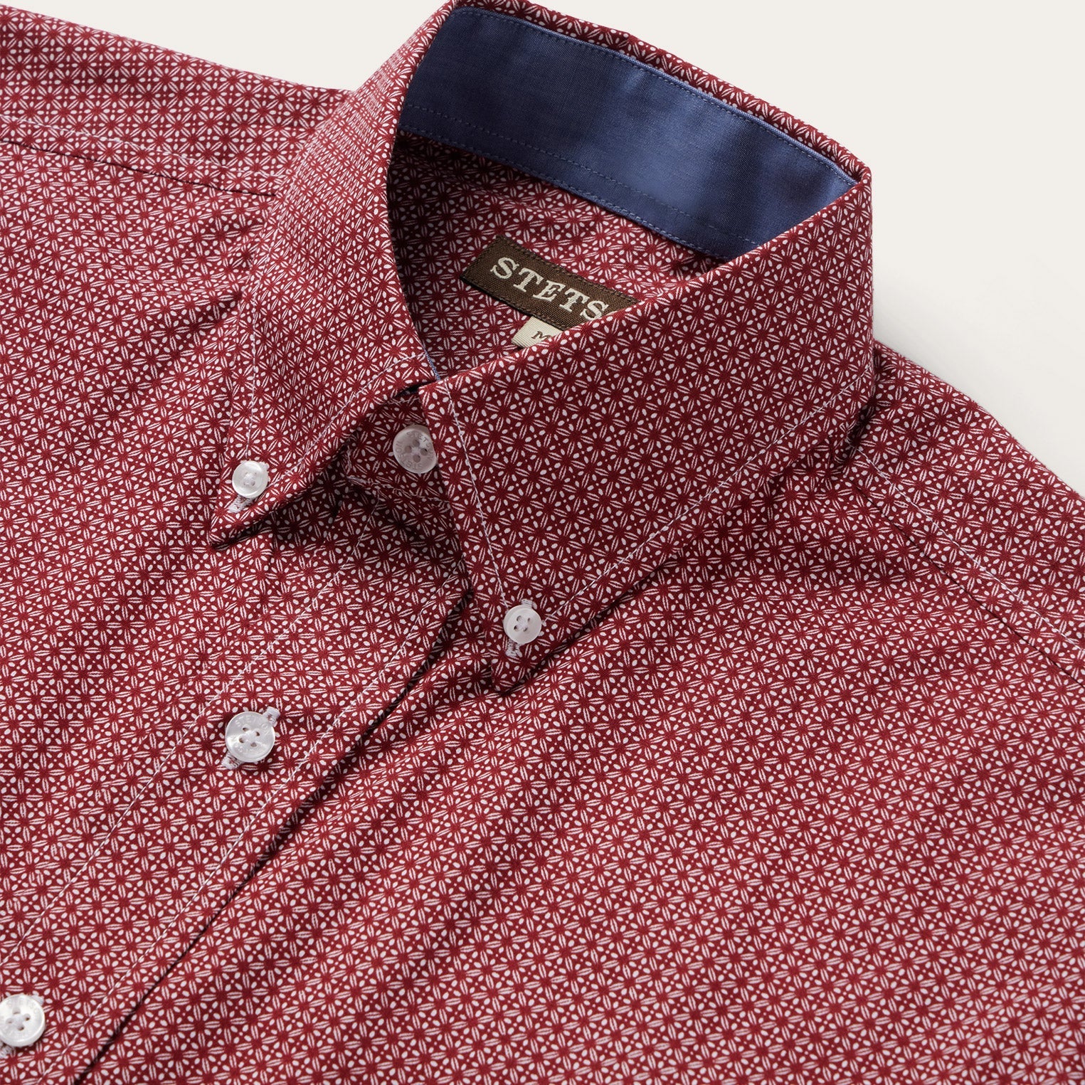 Stetson Micro Print Button-Front Shirt