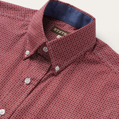 Stetson Micro Print Button-Front Shirt