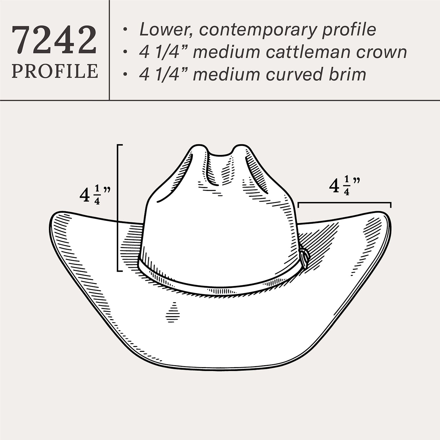 Stetson Shasta 10X Cowboy Hat - 4 1/4" Brim