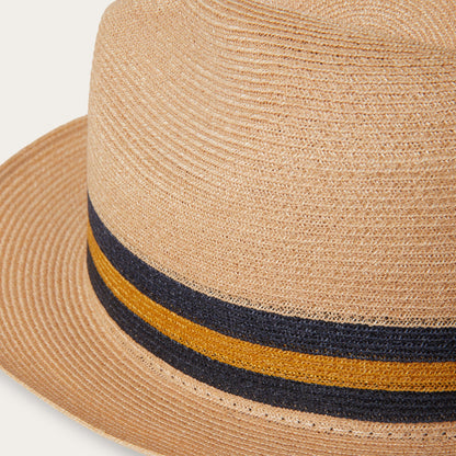 Stetson Triad Straw Fedora