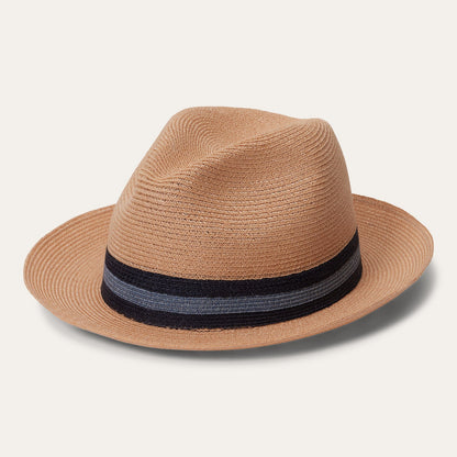 Stetson Triad Straw Fedora